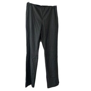 DKNY Womens Size 2 Gray Pinstripe Career Work Dress Pants